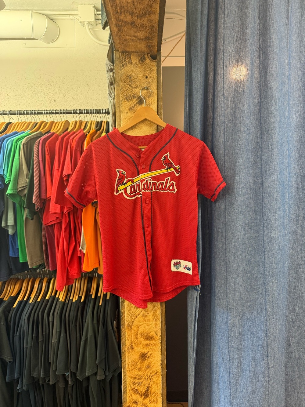 Vintage St. Louis Cardinals Kids Red Baseball Jersey
